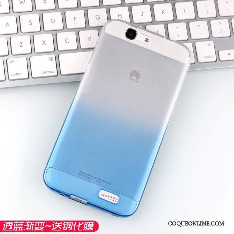 Huawei Ascend G7 Rose Transparent Grand Téléphone Portable Coque De Téléphone Incassable Très Mince