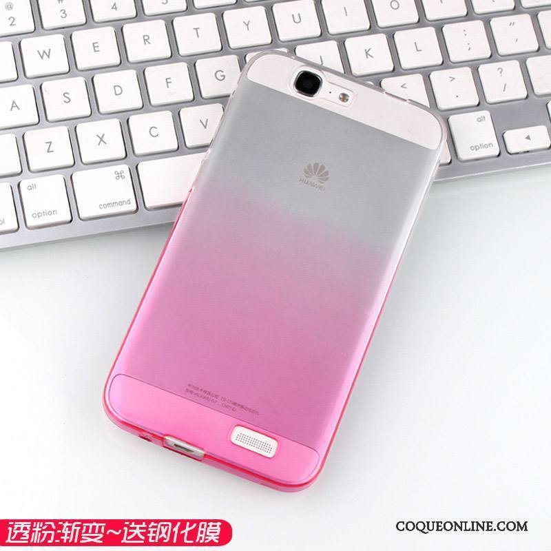 Huawei Ascend G7 Rose Transparent Grand Téléphone Portable Coque De Téléphone Incassable Très Mince