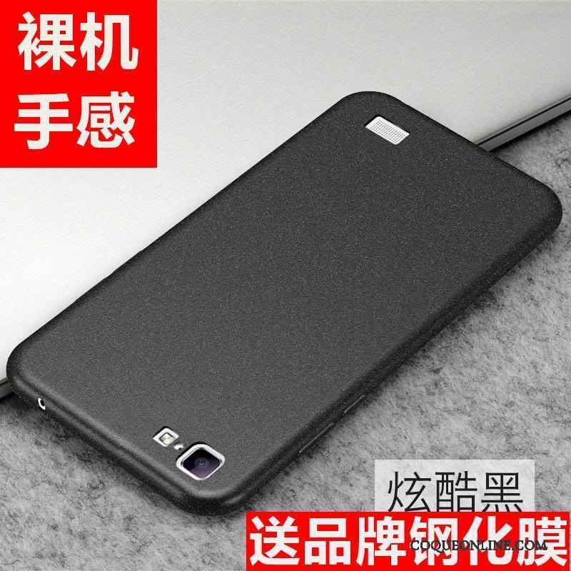 Huawei Ascend G7 Tout Compris Coque Délavé En Daim Étui De Téléphone Silicone Protection