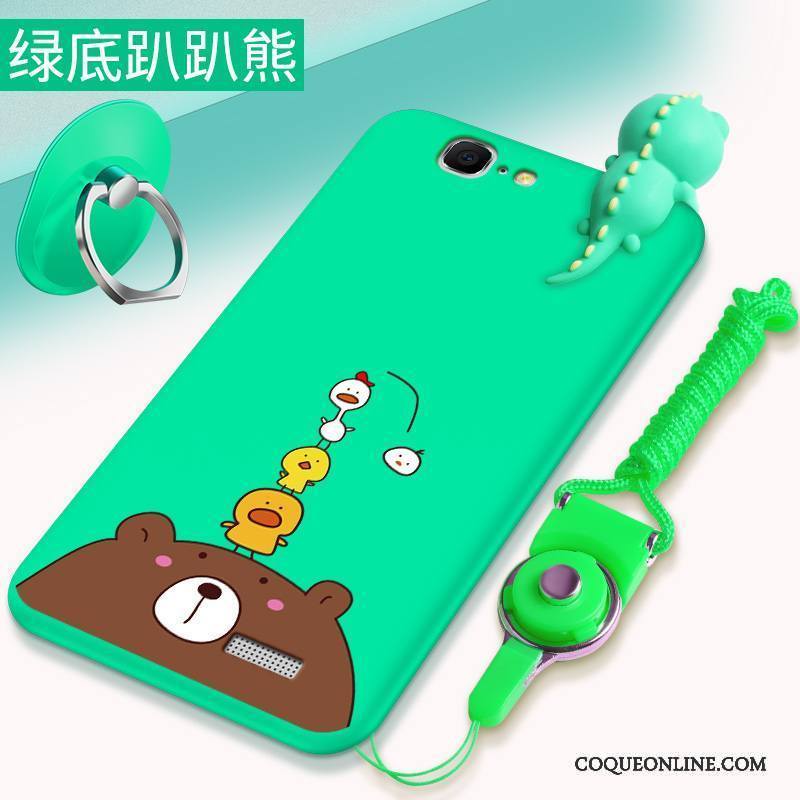 Huawei Ascend G7 Vert Étui Protection Coque De Téléphone Charmant Fluide Doux Silicone