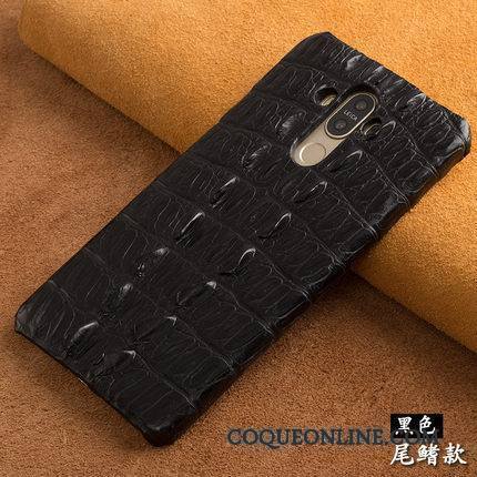 Huawei Ascend Mate 7 Bleu Coque De Téléphone Protection Crocodile Difficile Personnalisé Couvercle Arrière