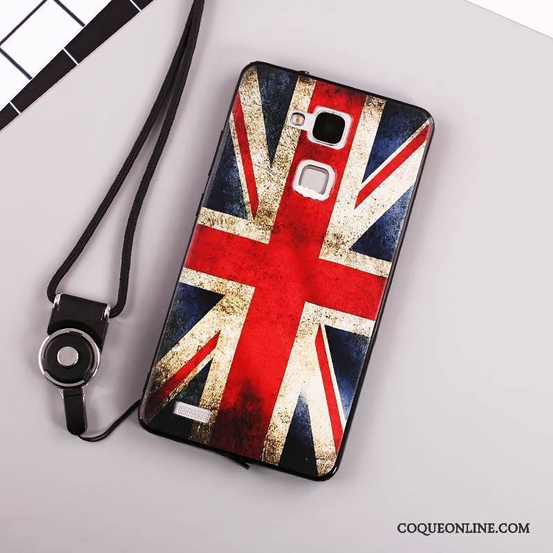 Huawei Ascend Mate 7 Coque De Téléphone Incassable Tout Compris Blanc Étui Tendance