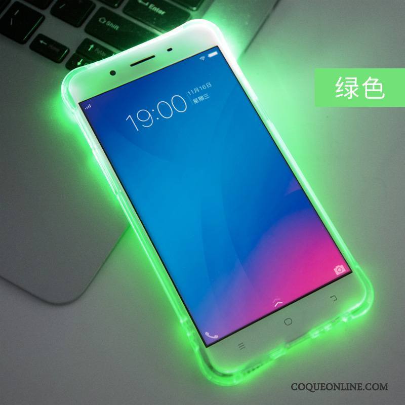 Huawei Ascend Mate 7 Coque De Téléphone Légère Silicone Fluide Doux Clair Vert Protection