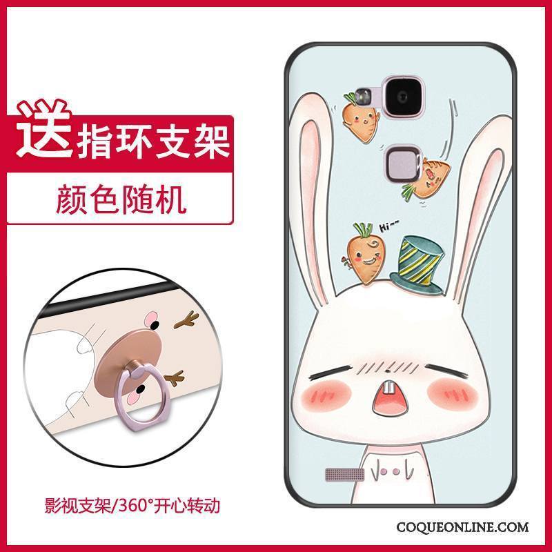 Huawei Ascend Mate 7 Coque De Téléphone Étui Rose Tout Compris Dessin Animé Personnalité Silicone