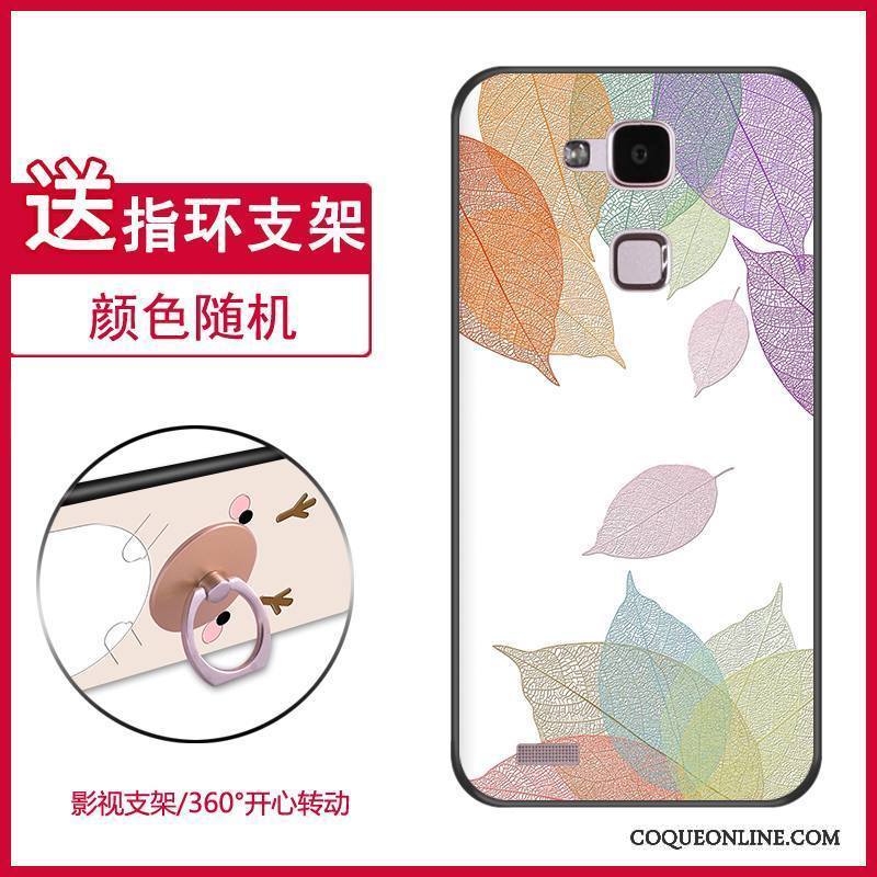 Huawei Ascend Mate 7 Coque De Téléphone Étui Rose Tout Compris Dessin Animé Personnalité Silicone