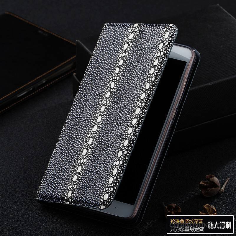 Huawei Ascend Mate 7 Coque Protection Or Étui Étui En Cuir Housse Incassable Cuir Véritable