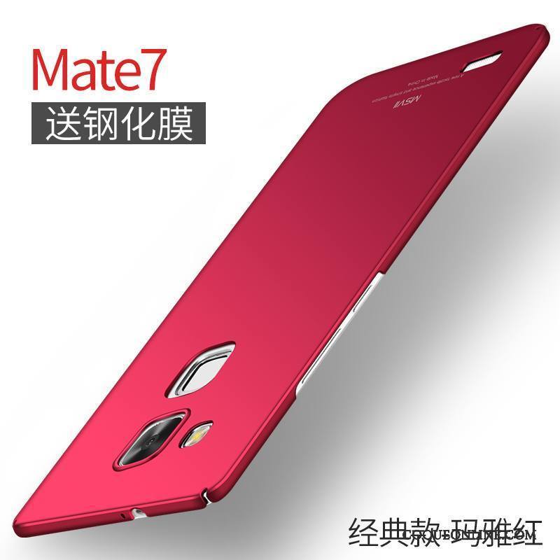 Huawei Ascend Mate 7 Difficile Protection Étui Coque De Téléphone Tout Compris Silicone Noir