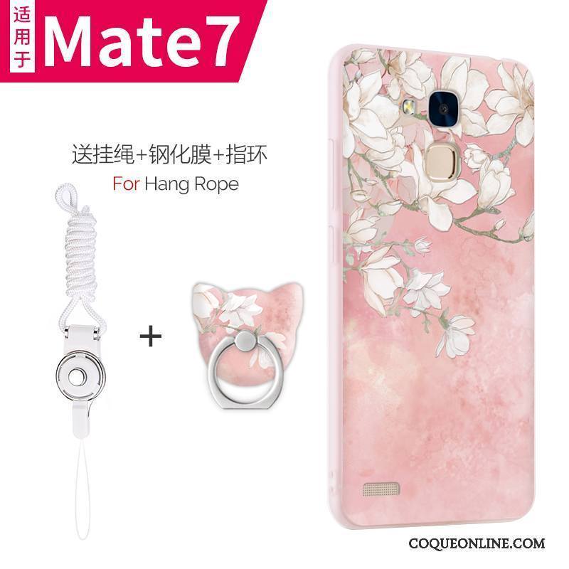 Huawei Ascend Mate 7 Silicone Coque De Téléphone Protection Étui Tout Compris Très Mince Vert