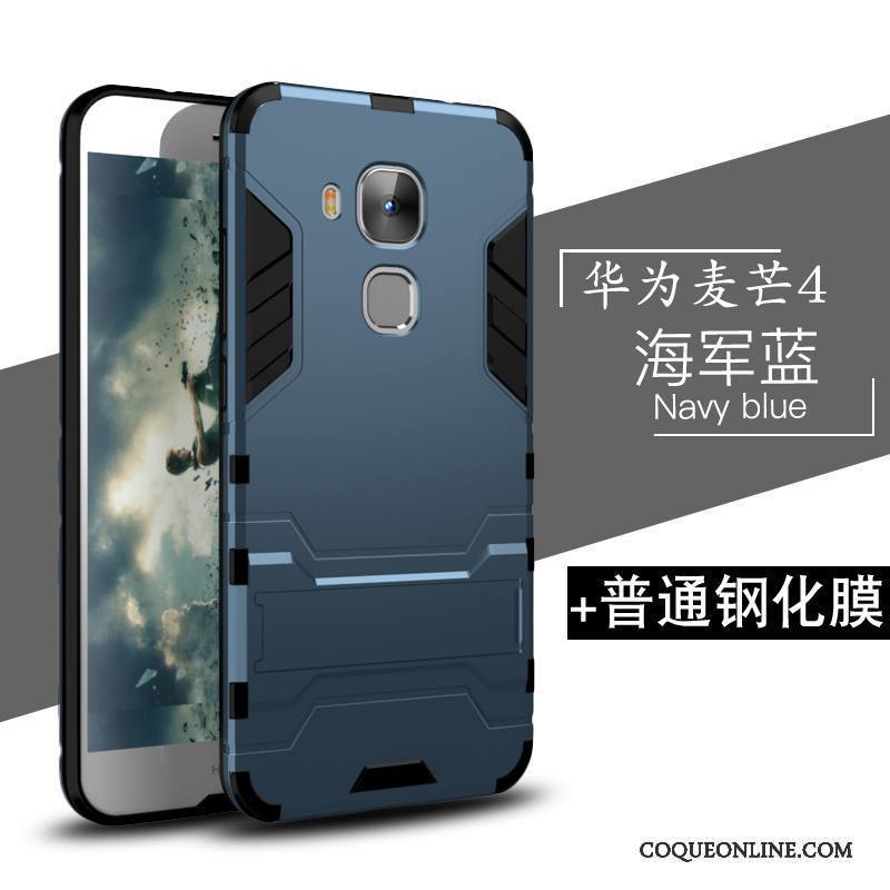 Huawei G7 Plus Bleu Tendance Difficile Protection Coque Incassable Étui