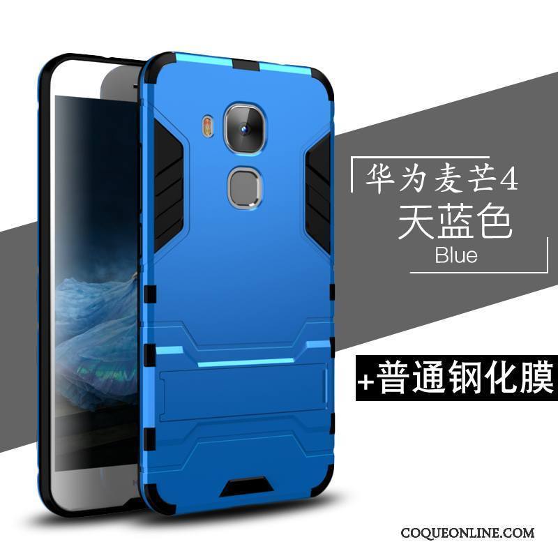 Huawei G7 Plus Bleu Tendance Difficile Protection Coque Incassable Étui