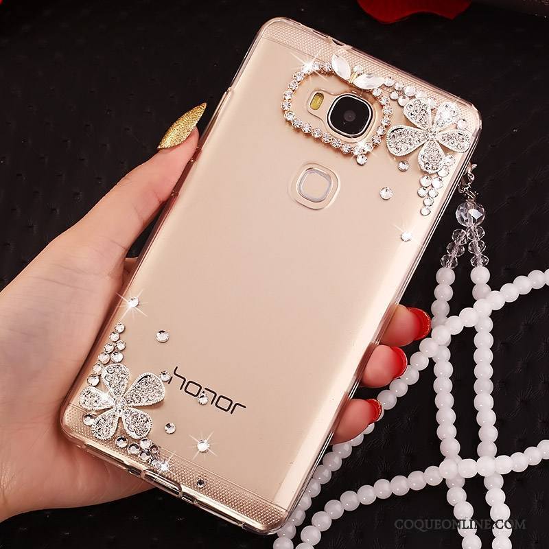 Huawei G7 Plus Coque De Téléphone Personnalité Créatif Ornements Suspendus Anneau Incassable Silicone