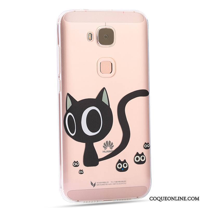 Huawei G7 Plus Coque De Téléphone Étui Créatif Tout Compris Rose Fluide Doux Protection