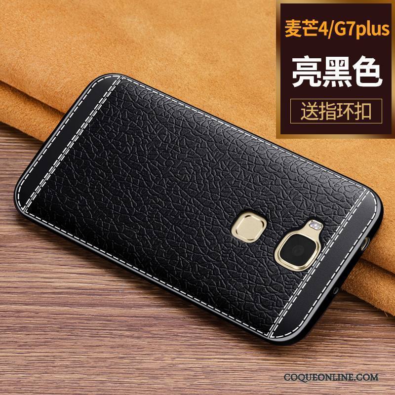 Huawei G7 Plus Coque Incassable Protection Gris Étui Fluide Doux De Téléphone