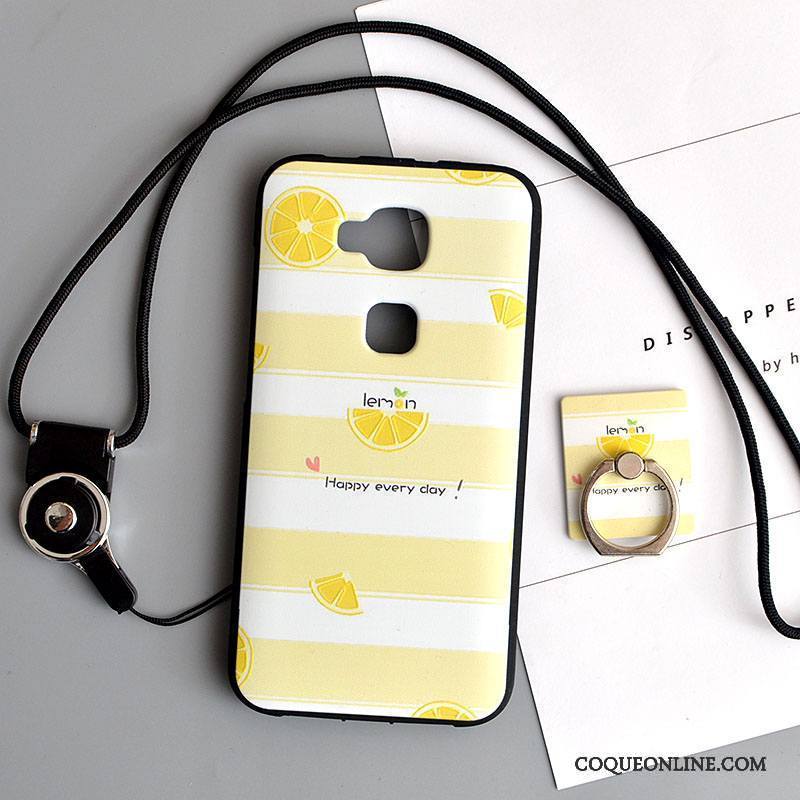 Huawei G7 Plus Coque Ornements Suspendus Dessin Animé Fluide Doux De Téléphone Téléphone Portable Étui