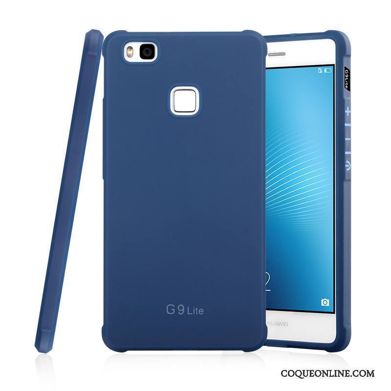 Huawei G7 Plus Jeunesse Bleu Incassable Étui Fluide Doux Coque De Téléphone Tout Compris