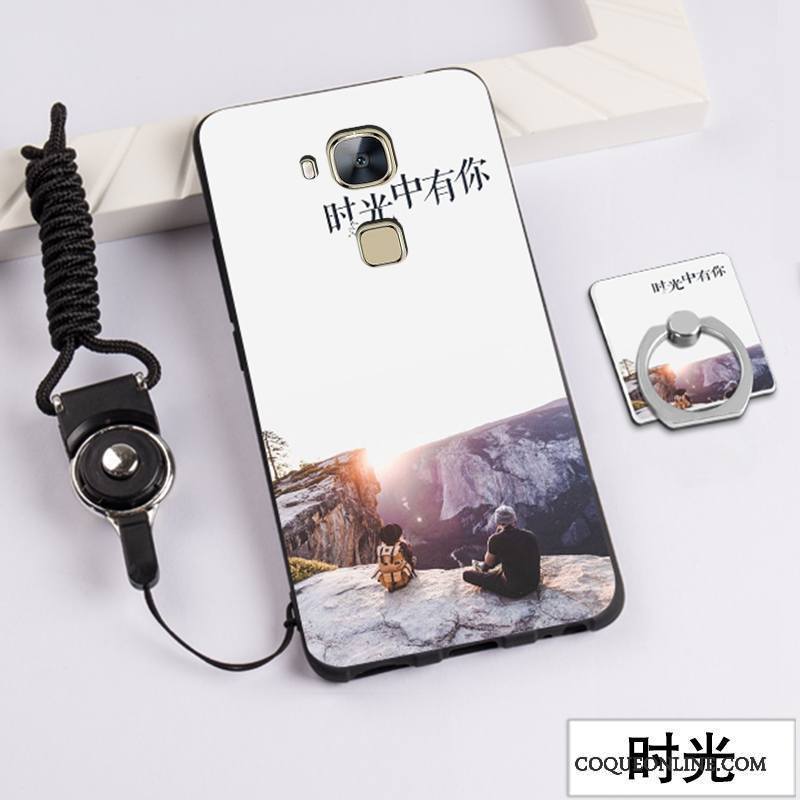 Huawei G7 Plus Rose Tendance Coque Protection Fluide Doux Incassable Étui