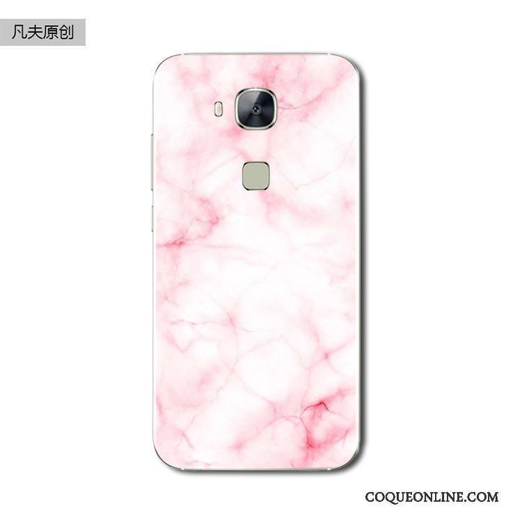 Huawei G7 Plus Silicone Rose Fluide Doux Étui Noir Coque De Téléphone Modèle Fleurie