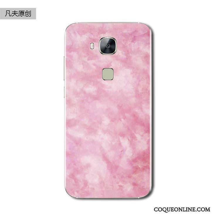 Huawei G7 Plus Silicone Rose Fluide Doux Étui Noir Coque De Téléphone Modèle Fleurie