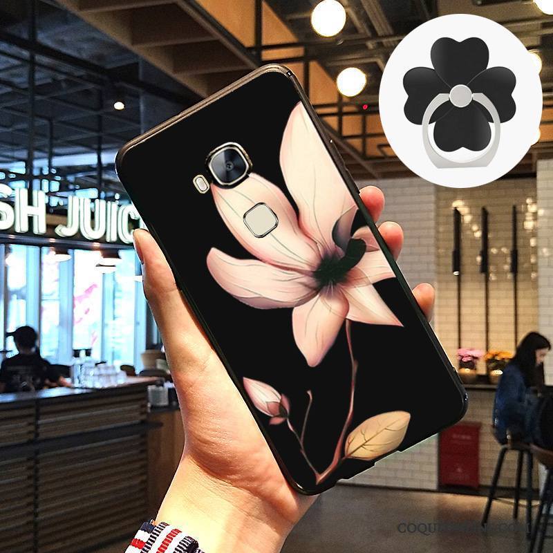 Huawei G7 Plus Téléphone Portable Noir Protection Fluide Doux Étui Coque De Téléphone Créatif