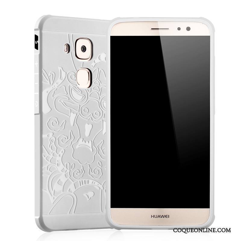 Huawei G7 Plus Étui Coque De Téléphone Téléphone Portable Gris Silicone Incassable Protection