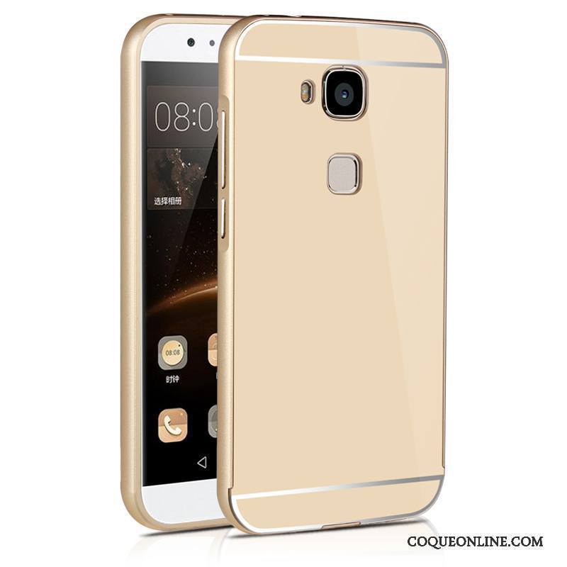 Huawei G7 Plus Étui Coque Incassable De Téléphone Protection Métal Bleu Clair