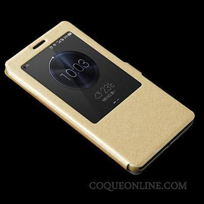 Huawei G7 Plus Étui En Cuir Protection Coque De Téléphone Or Housse Téléphone Portable