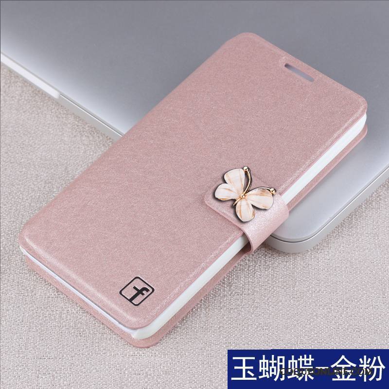 Huawei G7 Plus Étui En Cuir Rose Housse Coque De Téléphone