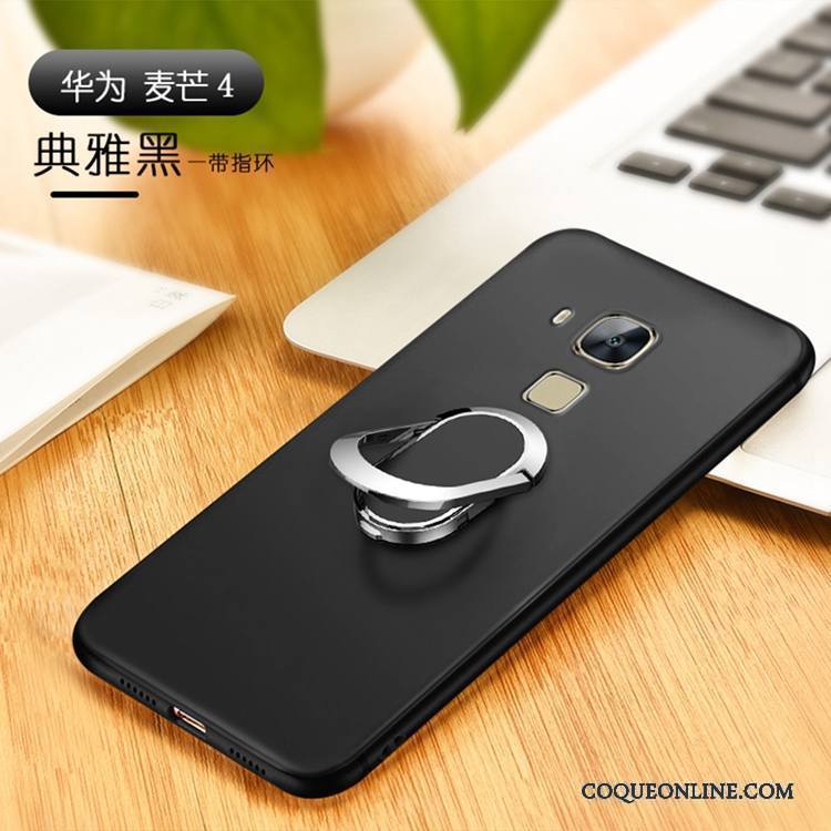 Huawei G7 Plus Étui Silicone Support Fluide Doux Rouge Coque De Téléphone