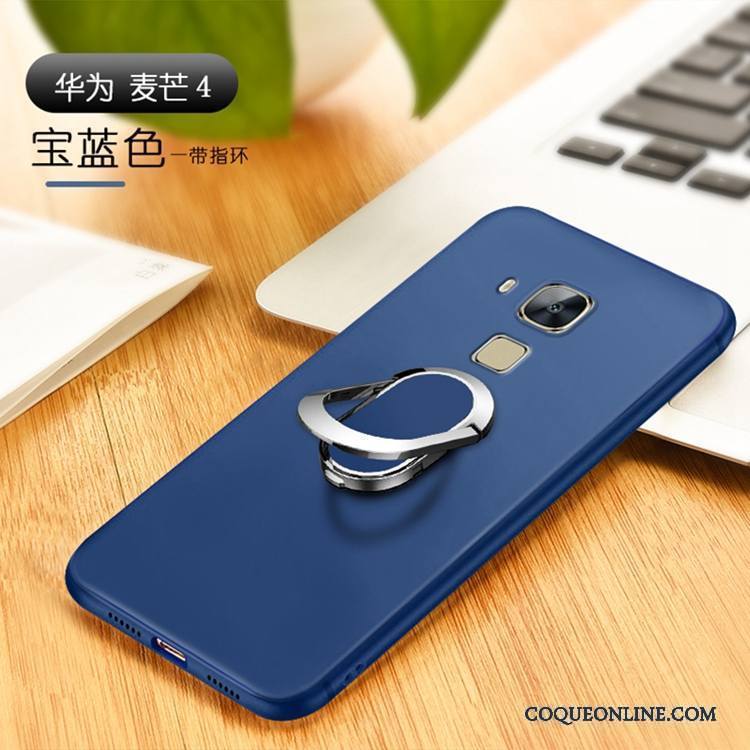 Huawei G7 Plus Étui Silicone Support Fluide Doux Rouge Coque De Téléphone