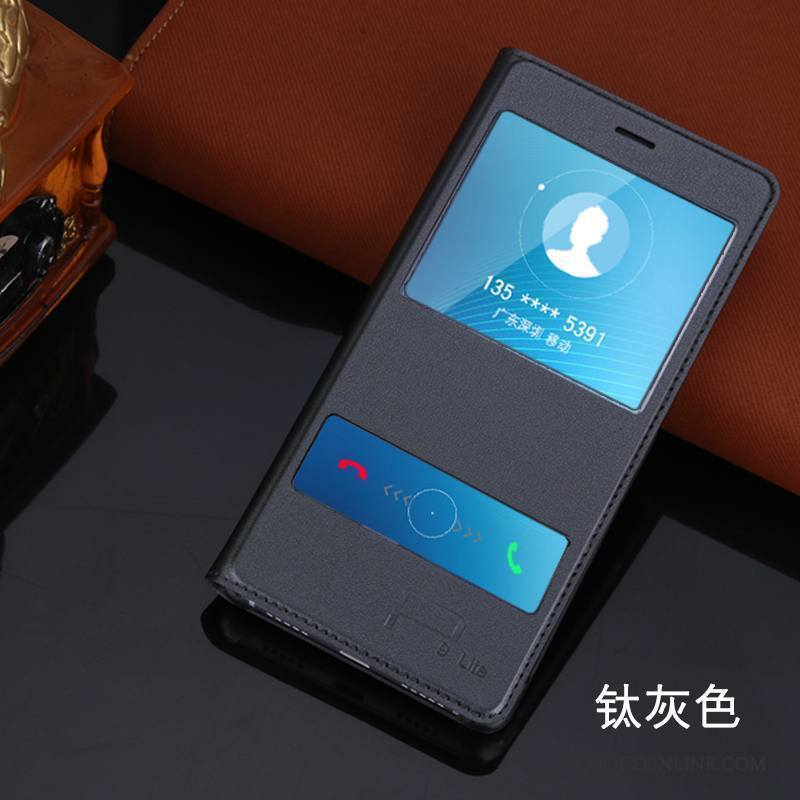 Huawei G9 Lite Dragon Coque De Téléphone Téléphone Portable Clamshell Jeunesse Étui En Cuir Rose