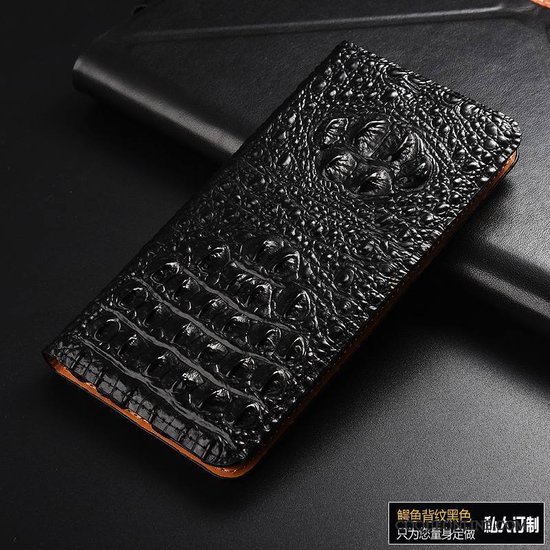 Huawei G9 Lite Housse Étui En Cuir Cuir Véritable Coque De Téléphone Téléphone Portable Modèle Fleurie Protection