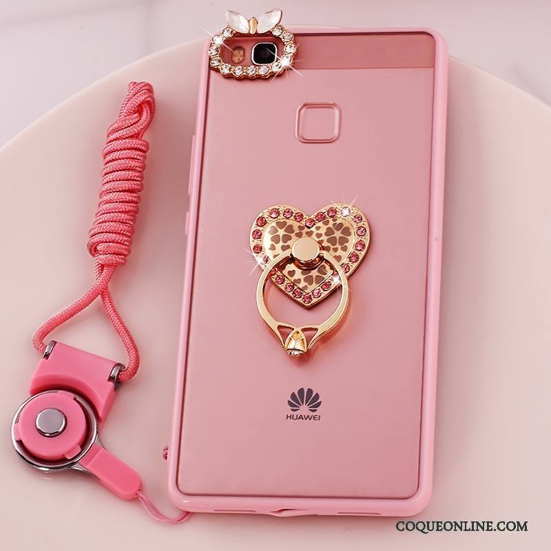Huawei G9 Lite Protection Silicone Coque De Téléphone Rose Étui Jeunesse Fluide Doux