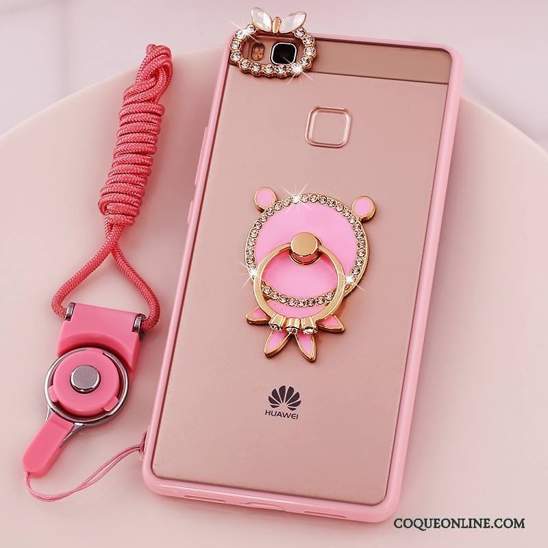 Huawei G9 Lite Protection Silicone Coque De Téléphone Rose Étui Jeunesse Fluide Doux