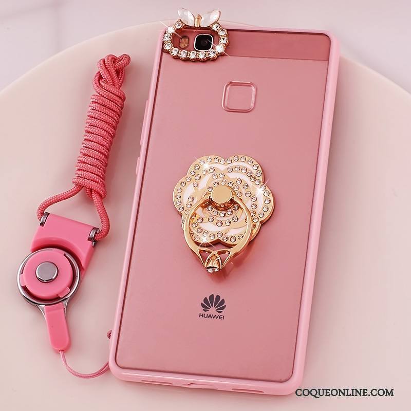 Huawei G9 Lite Protection Silicone Coque De Téléphone Rose Étui Jeunesse Fluide Doux