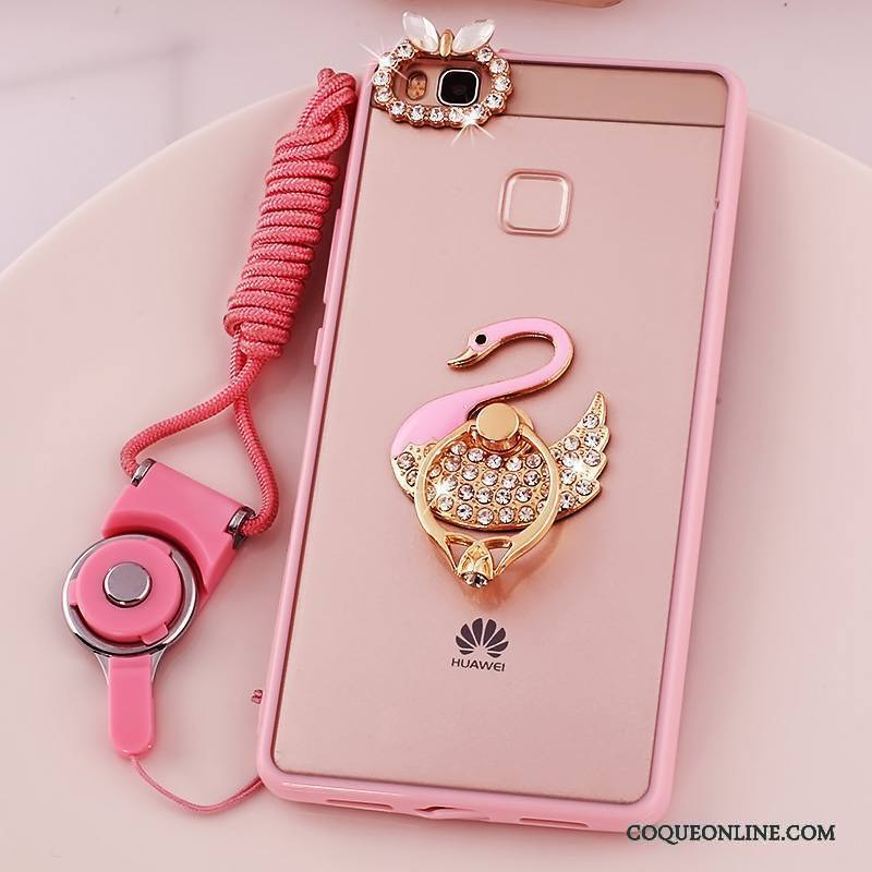 Huawei G9 Lite Protection Silicone Coque De Téléphone Rose Étui Jeunesse Fluide Doux