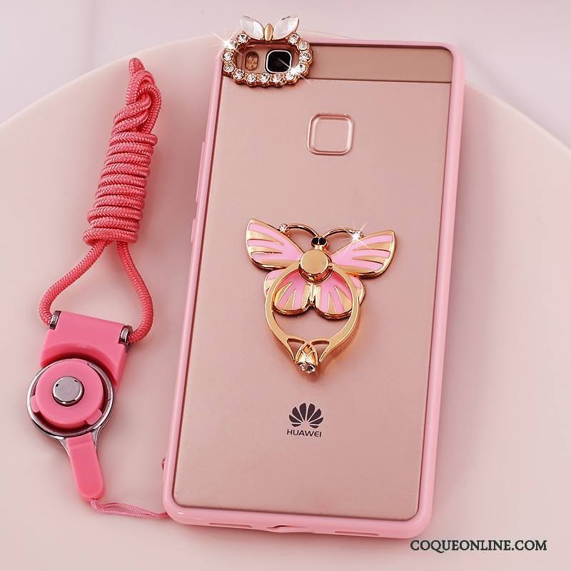 Huawei G9 Lite Protection Silicone Coque De Téléphone Rose Étui Jeunesse Fluide Doux