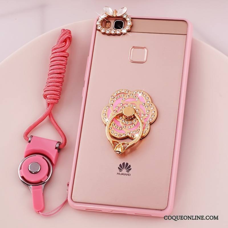 Huawei G9 Lite Protection Silicone Coque De Téléphone Rose Étui Jeunesse Fluide Doux