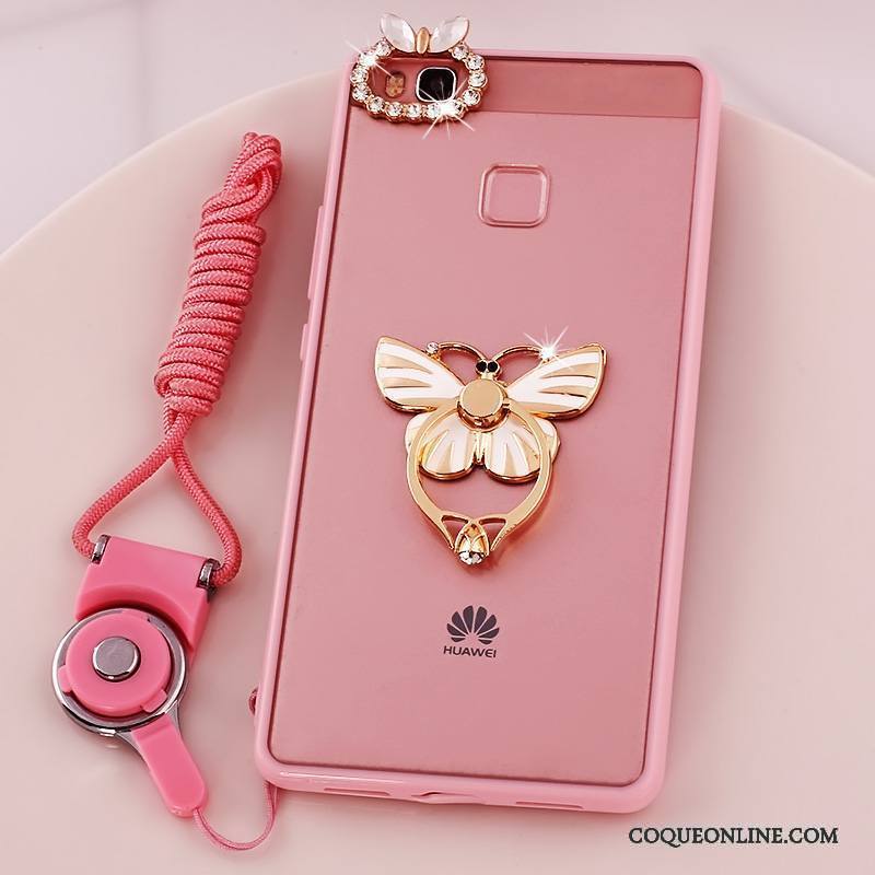 Huawei G9 Lite Protection Silicone Coque De Téléphone Rose Étui Jeunesse Fluide Doux