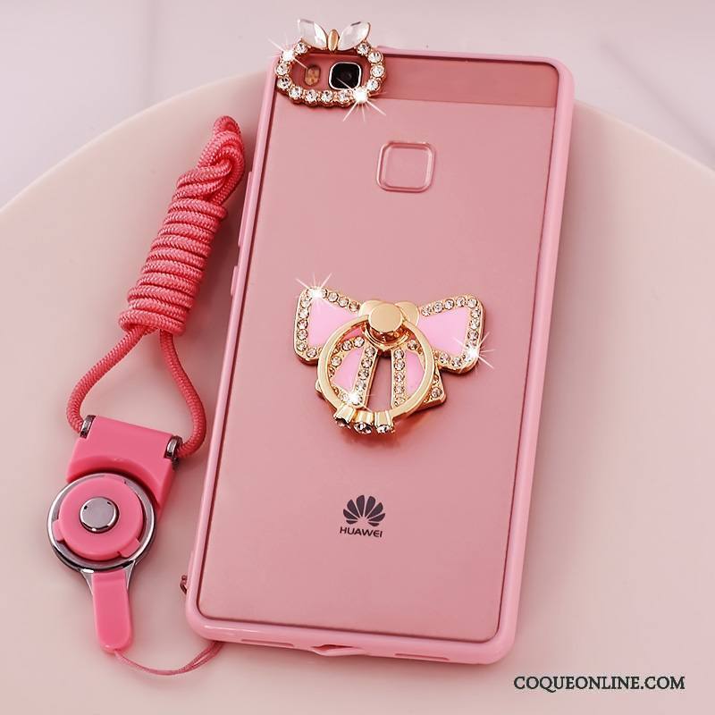 Huawei G9 Lite Protection Silicone Coque De Téléphone Rose Étui Jeunesse Fluide Doux