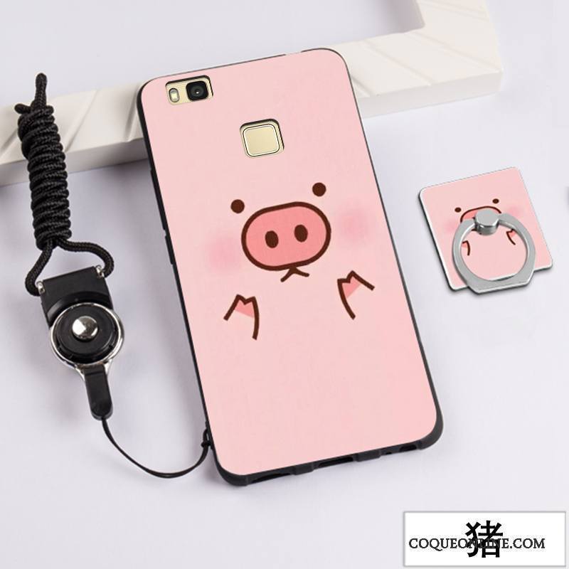Huawei G9 Lite Téléphone Portable Coque De Téléphone Étui Dessin Animé Protection Silicone Rose