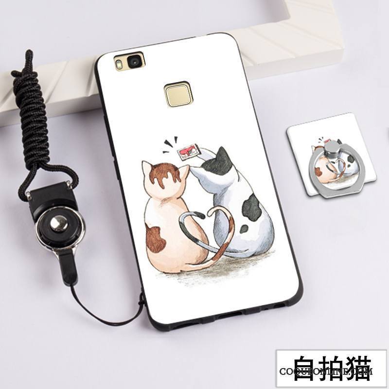 Huawei G9 Lite Téléphone Portable Coque De Téléphone Étui Dessin Animé Protection Silicone Rose