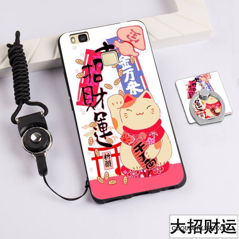 Huawei G9 Lite Téléphone Portable Coque De Téléphone Étui Dessin Animé Protection Silicone Rose