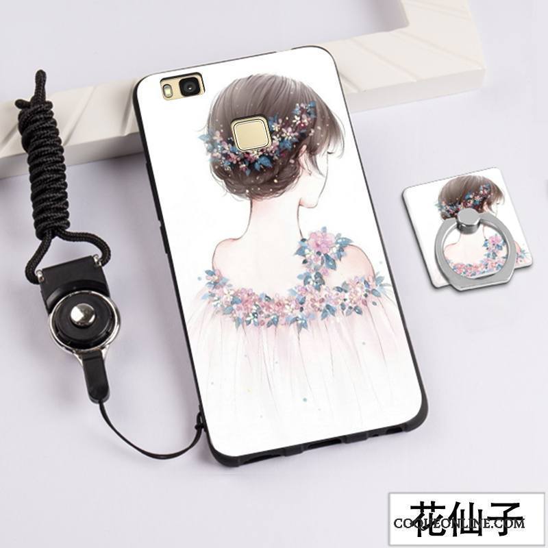 Huawei G9 Lite Téléphone Portable Coque De Téléphone Étui Dessin Animé Protection Silicone Rose