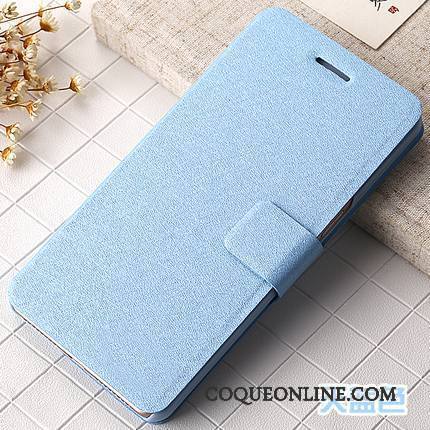 Huawei G9 Lite Étui En Cuir Téléphone Portable Coque Protection Housse De Téléphone Bleu Clair