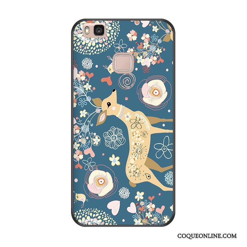 Huawei G9 Lite Étui Jeunesse Coque Silicone Blanc De Téléphone Dessin Animé