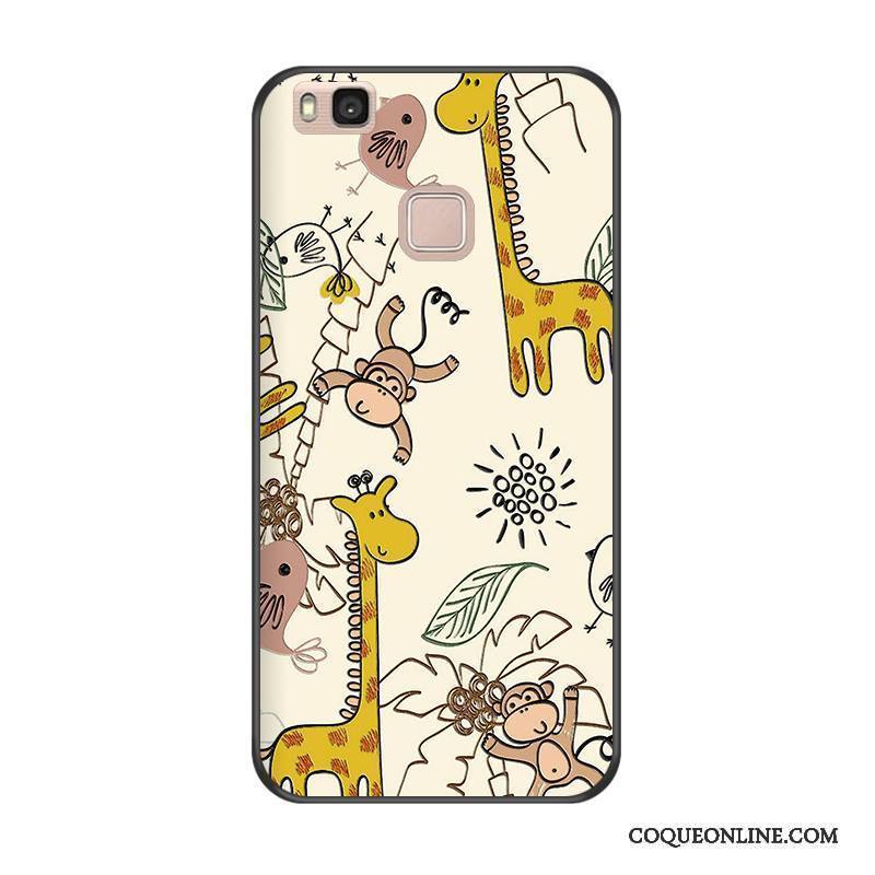 Huawei G9 Lite Étui Jeunesse Coque Silicone Blanc De Téléphone Dessin Animé