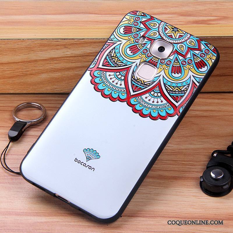 Huawei G9 Plus Blanc Coque De Téléphone Silicone Étui Tout Compris Incassable Téléphone Portable