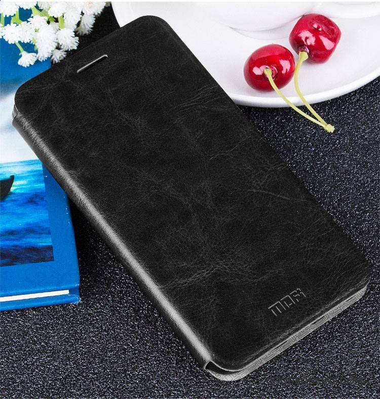 Huawei G9 Plus Coque Bleu Clair Téléphone Portable Housse Incassable Étui Étui En Cuir Protection