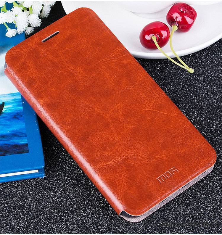 Huawei G9 Plus Coque Bleu Clair Téléphone Portable Housse Incassable Étui Étui En Cuir Protection