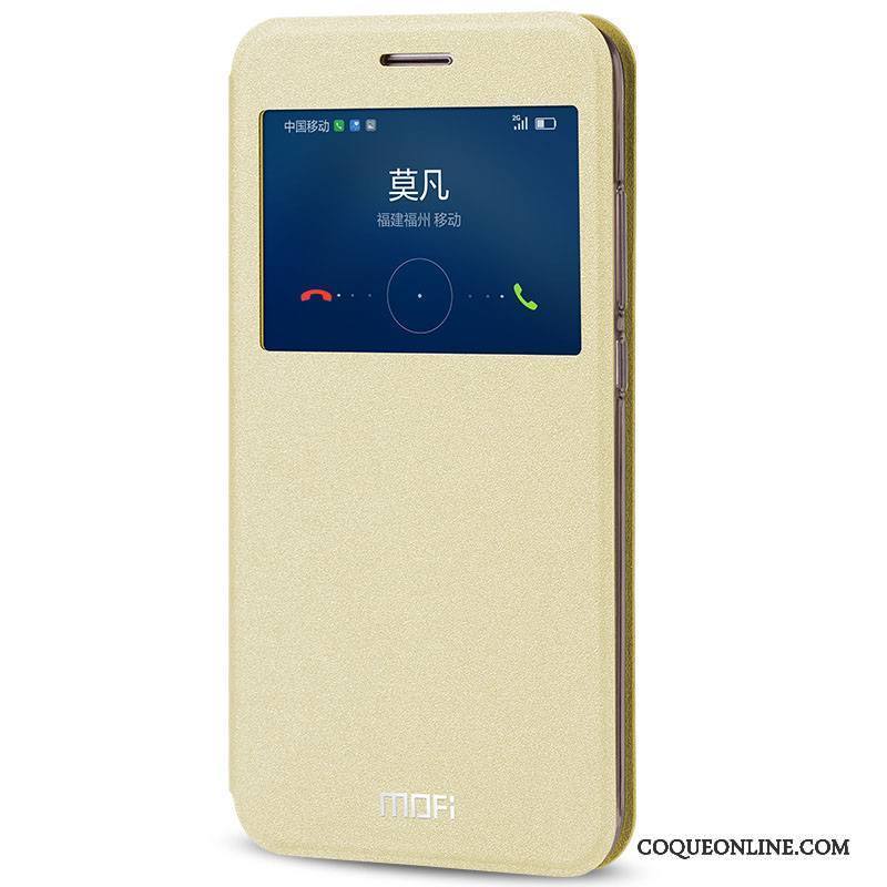 Huawei G9 Plus Coque Bleu Clair Téléphone Portable Housse Incassable Étui Étui En Cuir Protection